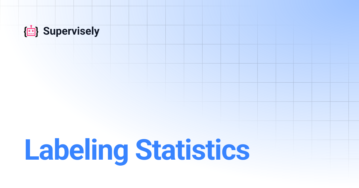 Labeling Statistics | Supervisely
