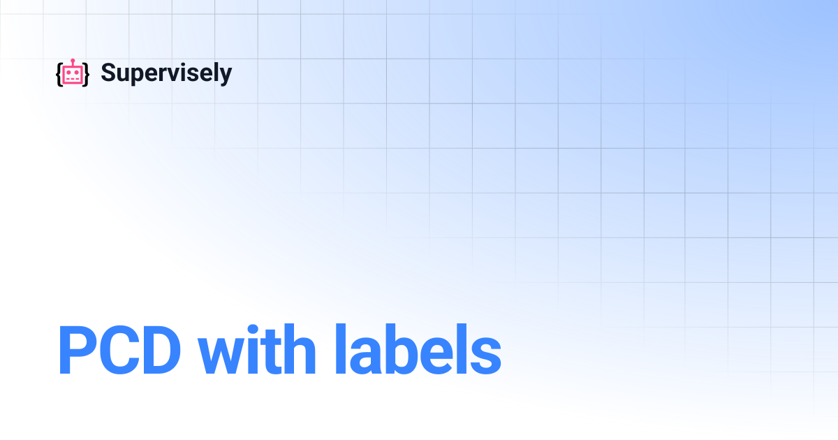 PCD with labels | Supervisely